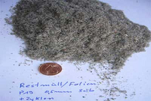 Industrial waste, residual waste and wood prepared with the Universal Cutting Mill