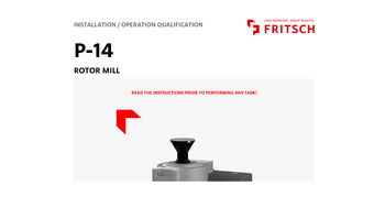 IQ/OQ documentation (questionnaire format - implementation by customer)