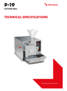 Product leaflet Cutting Mill P-19