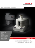 Product leaflet Rotor and Beater Mills classic line