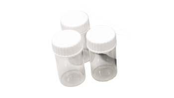 set of sample glasses 20 ml volume with lids (set = 8 pieces)